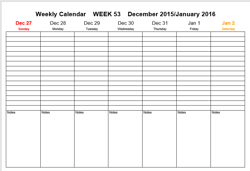 weekly schedule template 07