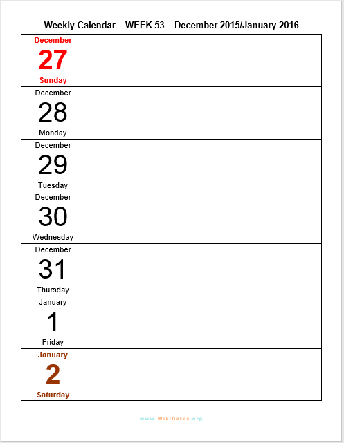weekly schedule template 11