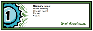 With Compliments Slip Template