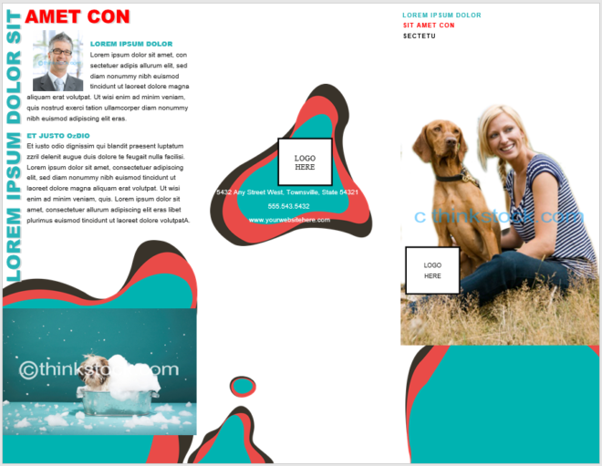 12 Free Tri Fold Brochure Templates in MS Word Format