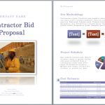 Contractor Bid Proposal Template