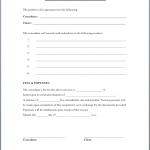 Consultant Services Contract Template