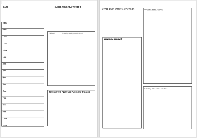 15 Free Daily Task Planner Templates in MS Word Format