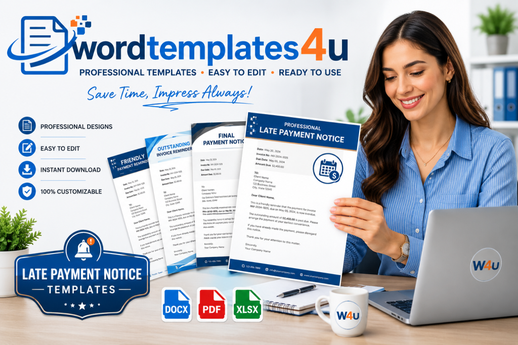 free download late payment notice templates
